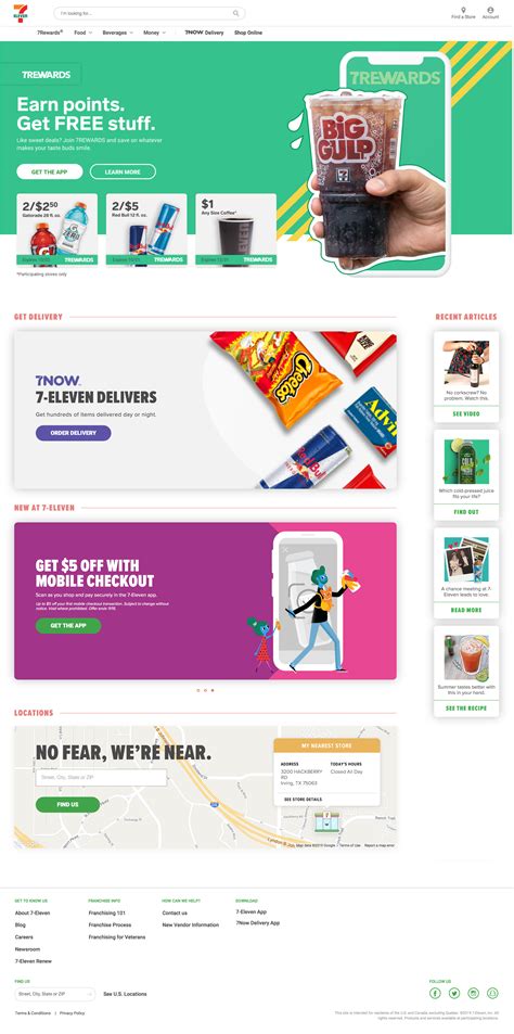 7 eleven website